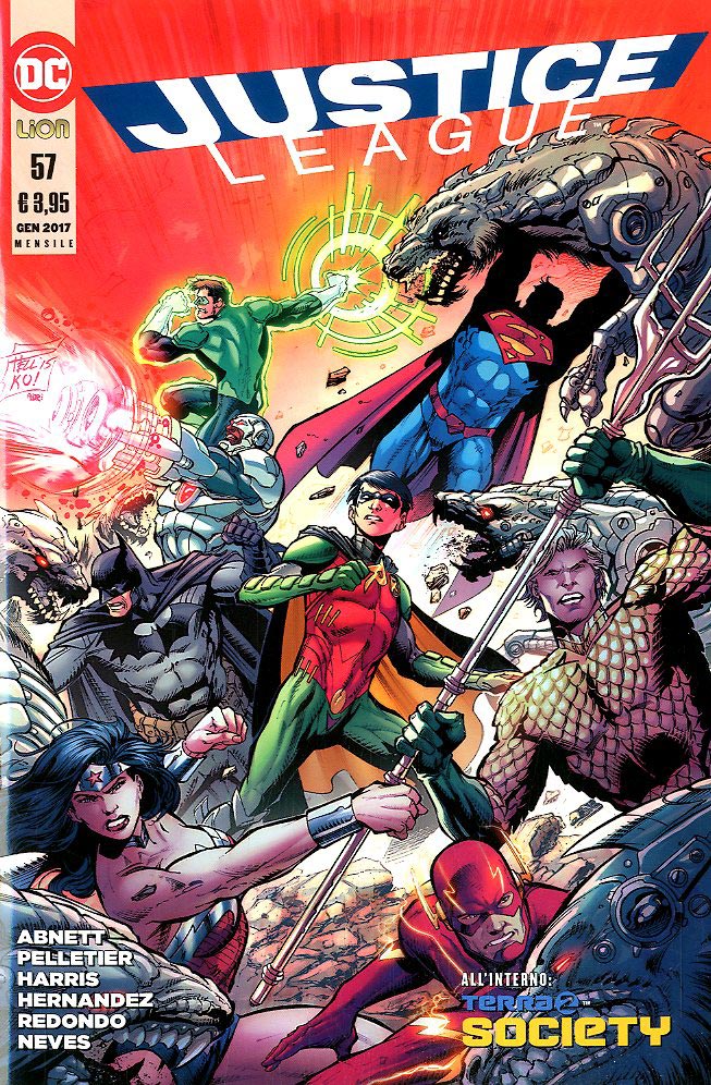 JUSTICE LEAGUE serie 2012 57-LION- nuvolosofumetti.