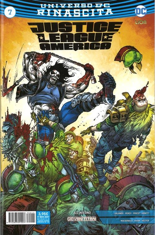 Justice League America rinascita 7-LION- nuvolosofumetti.