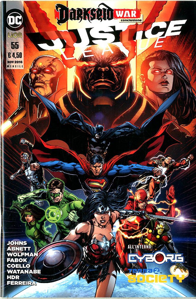 JUSTICE LEAGUE serie 2012 55-LION- nuvolosofumetti.