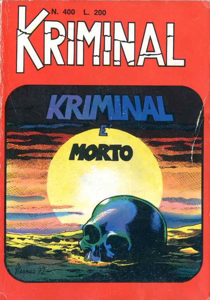 KRIMINAL 400-CORNO- nuvolosofumetti.