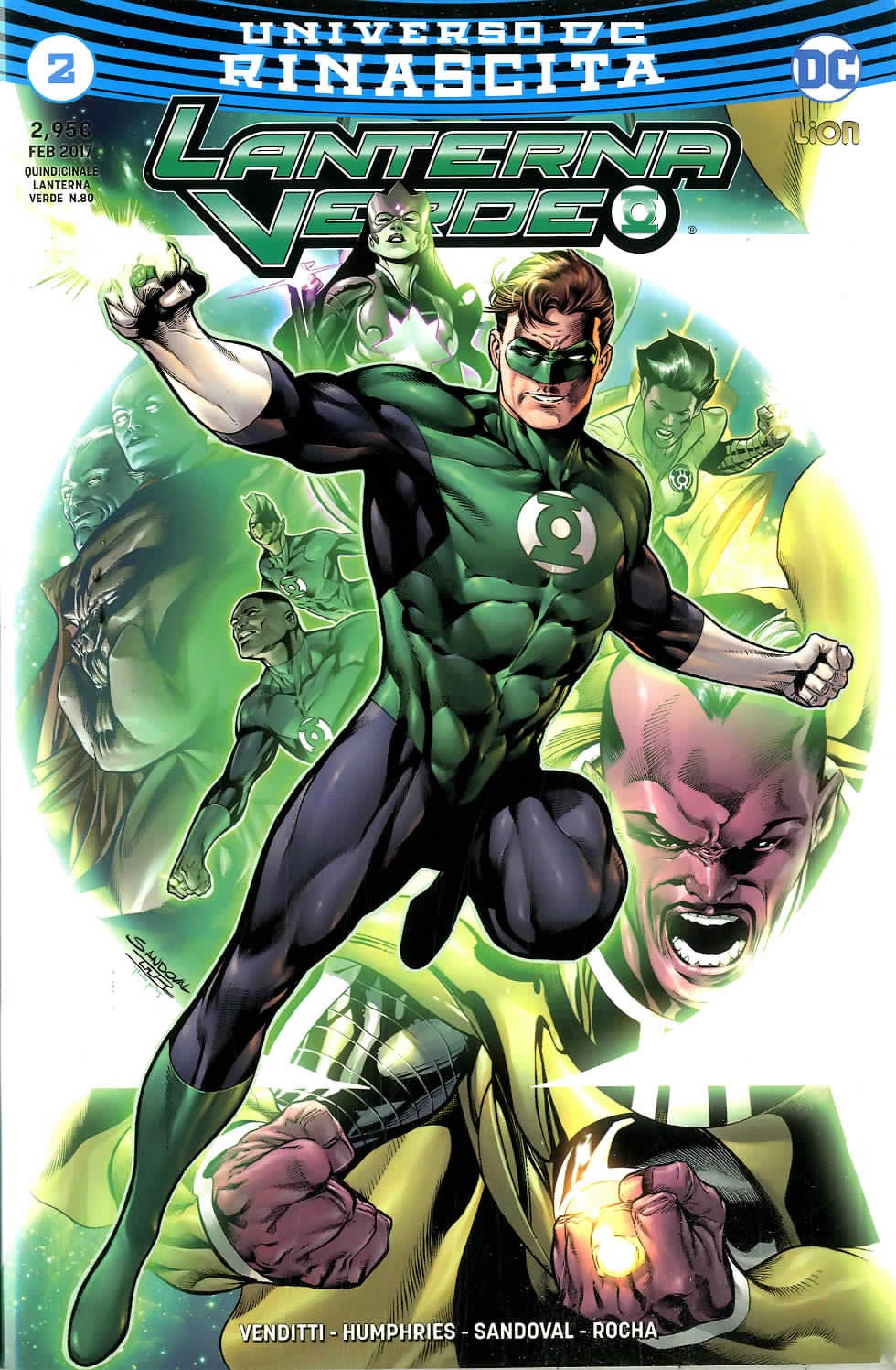 LANTERNA VERDE Rinascita 2-LION- nuvolosofumetti.