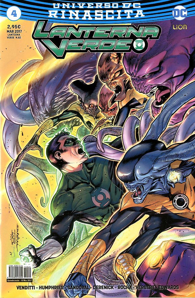 Lanterna verde rinascita 4-LION- nuvolosofumetti.