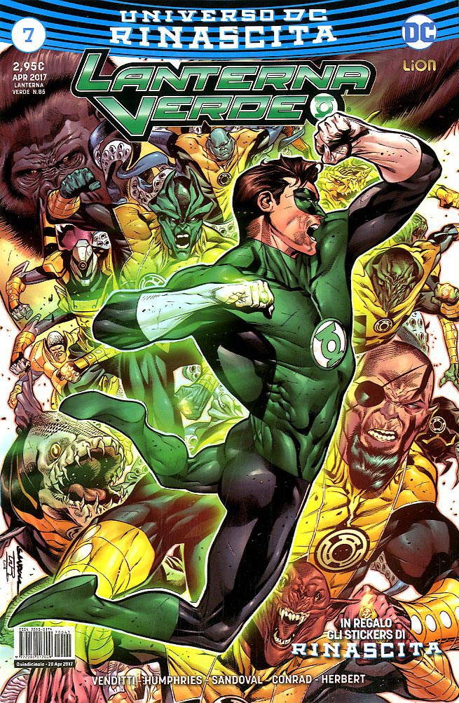 Lanterna verde rinascita 7-LION- nuvolosofumetti.