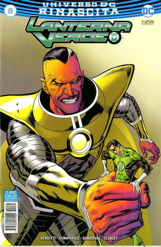 Lanterna verde rinascita 8-LION- nuvolosofumetti.