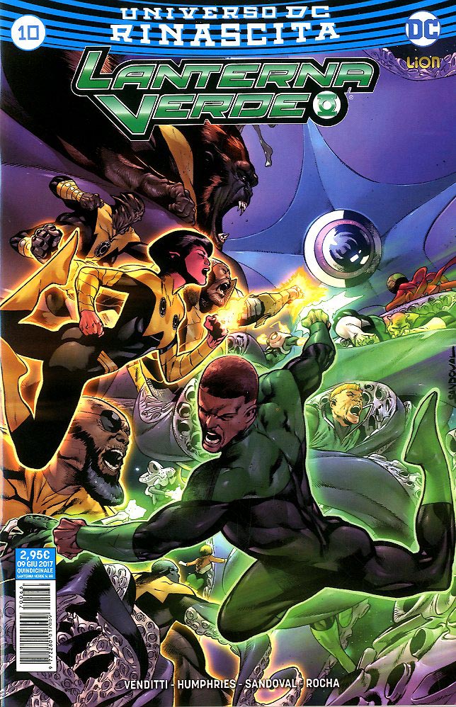Lanterna verde rinascita 10-LION- nuvolosofumetti.