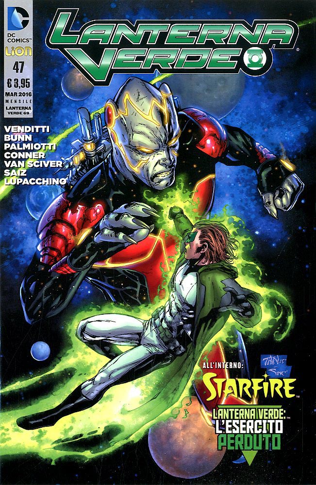 LANTERNA VERDE SERIE 2012 47-LION- nuvolosofumetti.