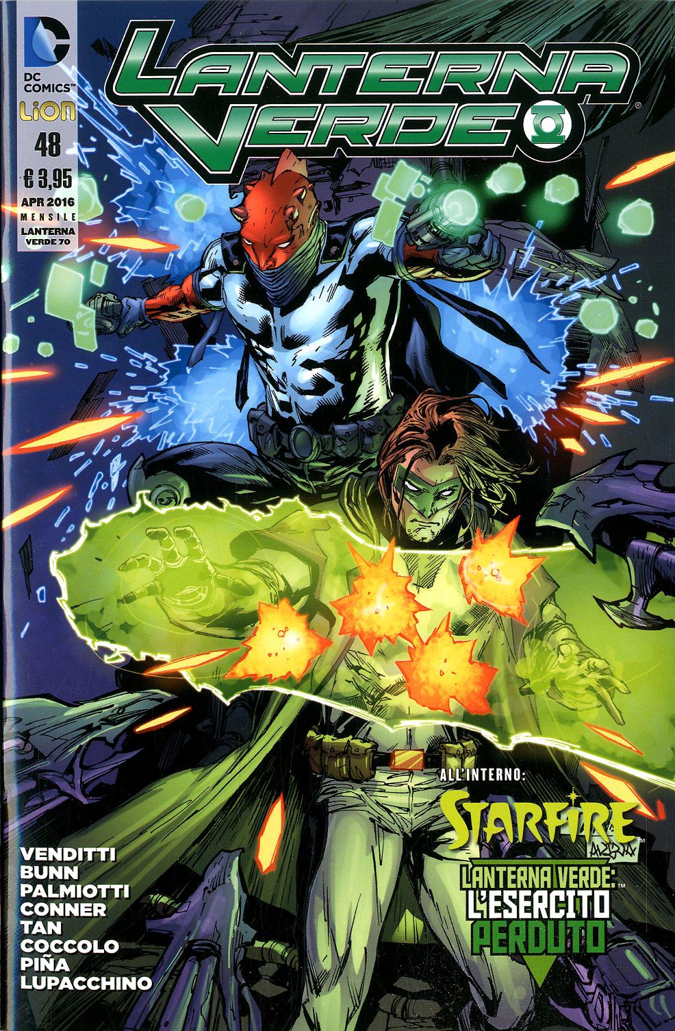 LANTERNA VERDE SERIE 2012 48-LION- nuvolosofumetti.