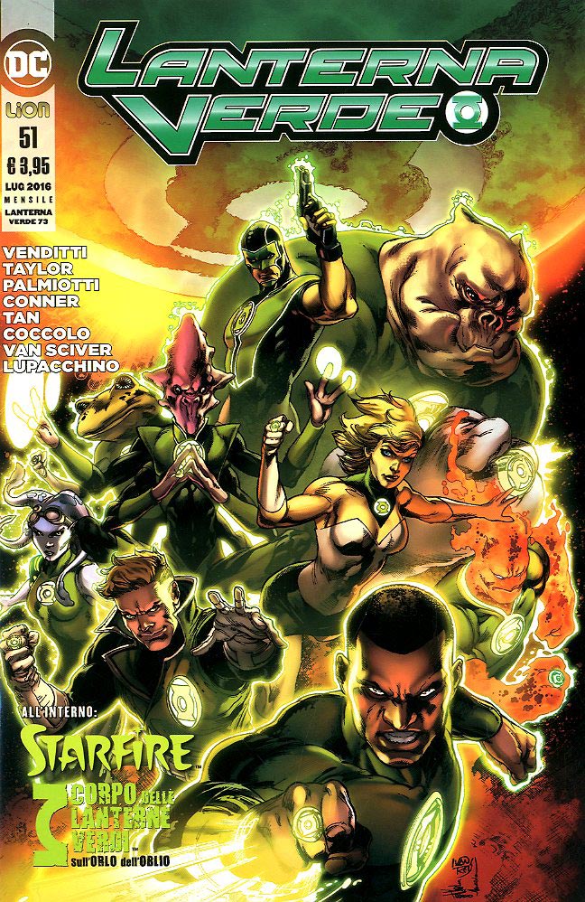 LANTERNA VERDE SERIE 2012 51-LION- nuvolosofumetti.