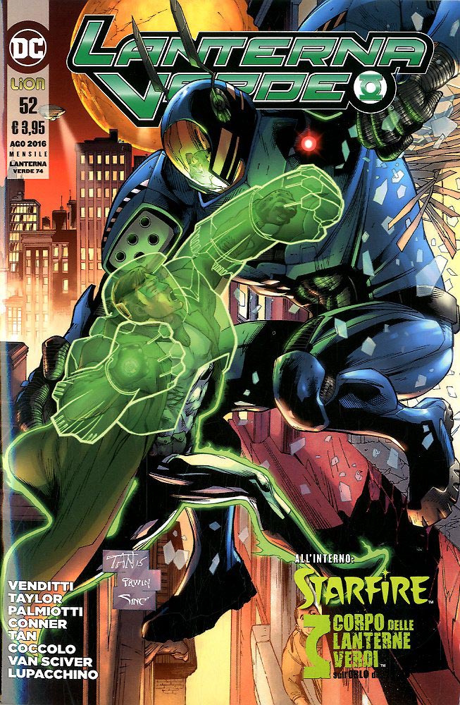 LANTERNA VERDE SERIE 2012 52-LION- nuvolosofumetti.