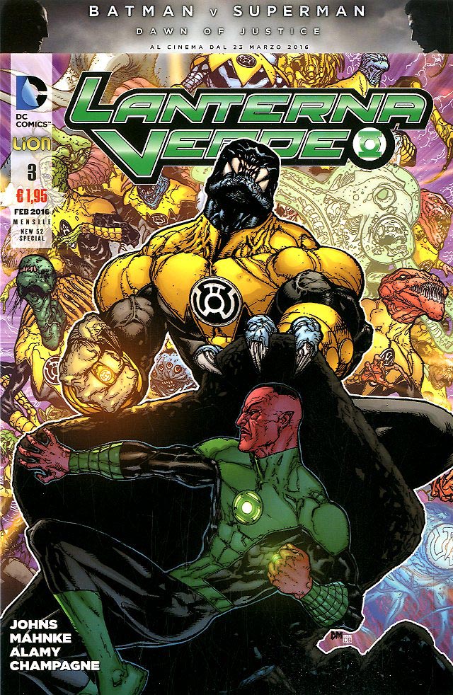 LANTERNA VERDE # 3 3-LION- nuvolosofumetti.