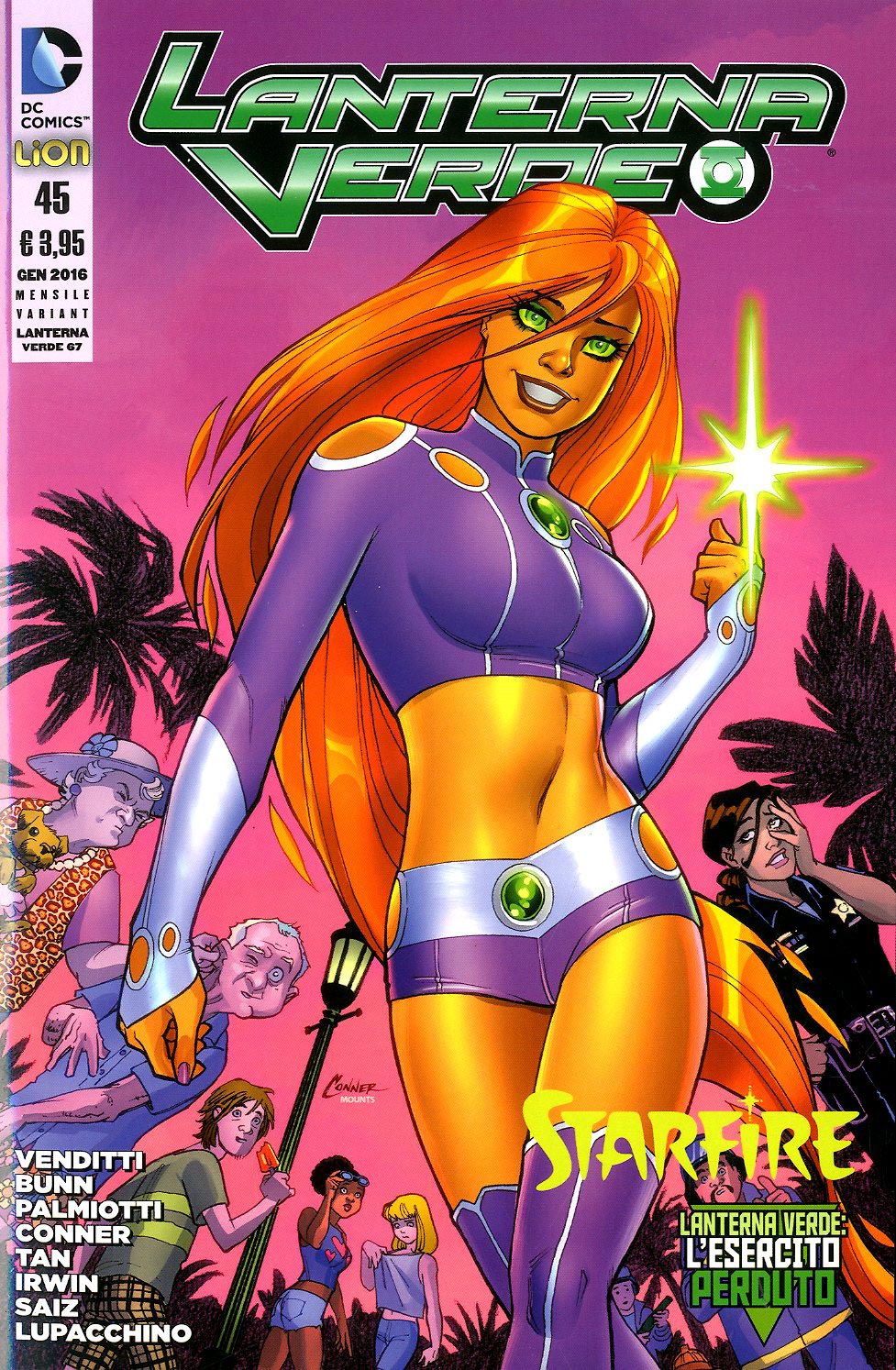 LANTERNA VERDE serie 2012 # 45 variant -Starfire-LION- nuvolosofumetti.