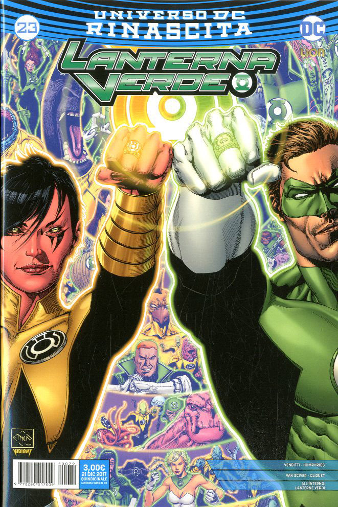 Lanterna verde rinascita 23-LION- nuvolosofumetti.