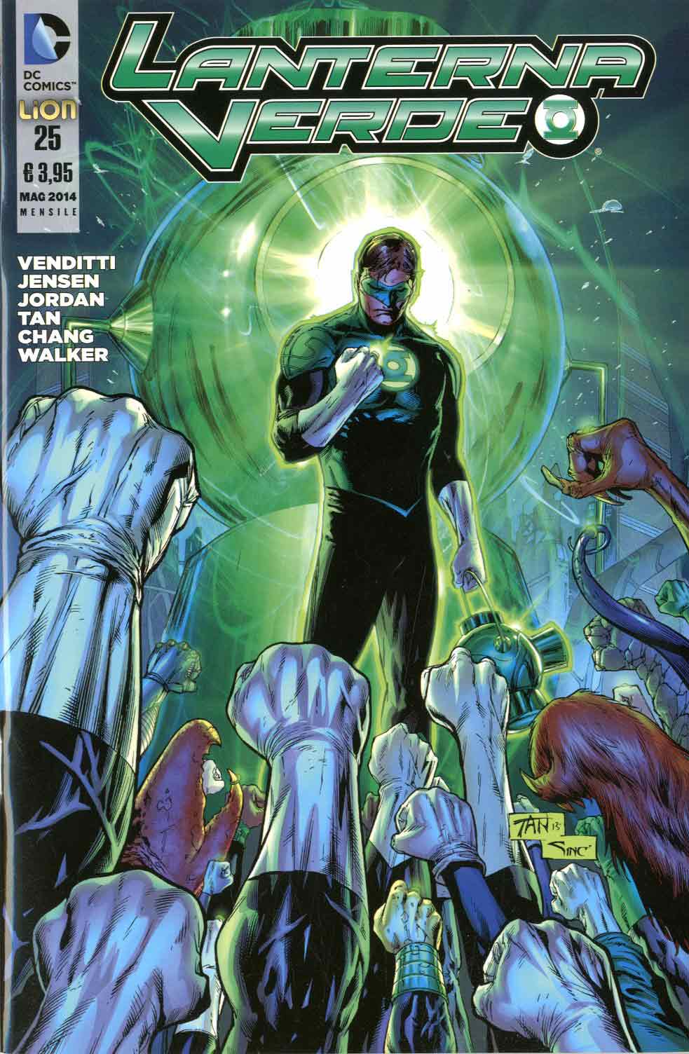 LANTERNA VERDE SERIE 2012 25-LION- nuvolosofumetti.