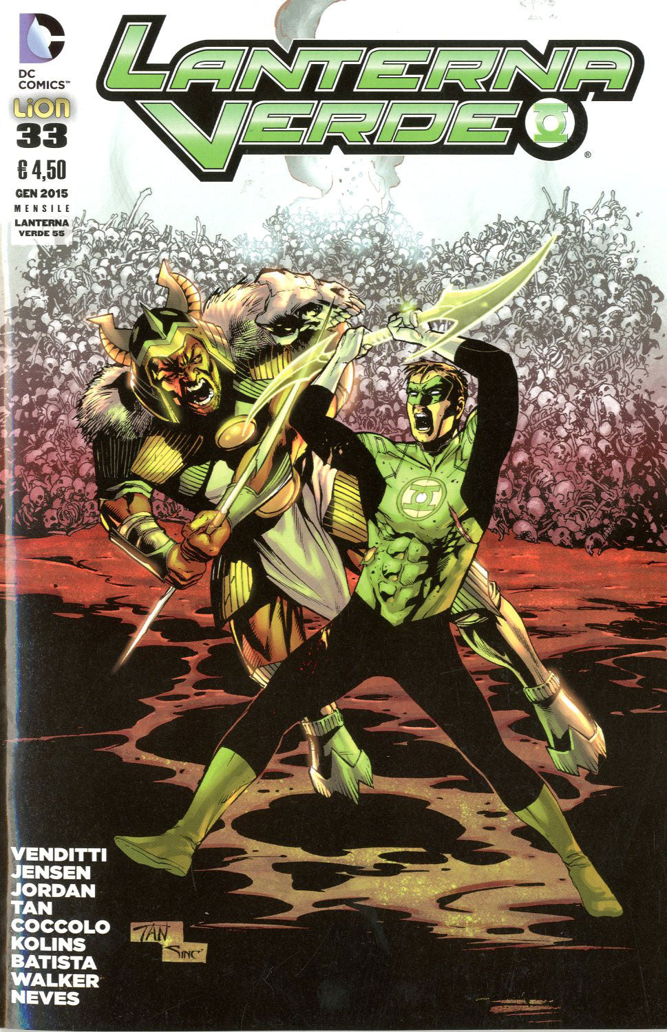 LANTERNA VERDE SERIE 2012 33-LION- nuvolosofumetti.