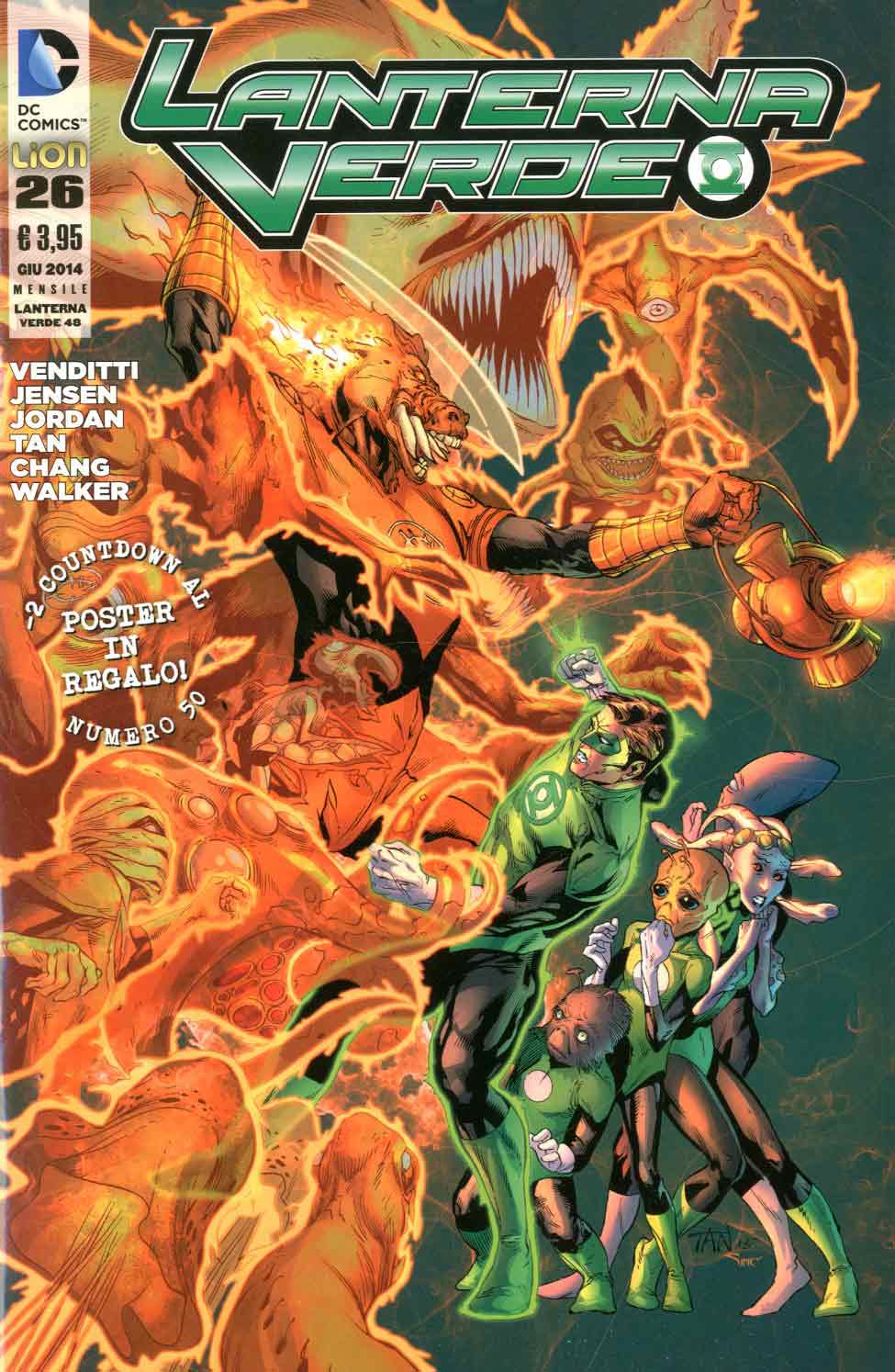 LANTERNA VERDE SERIE 2012 26-LION- nuvolosofumetti.