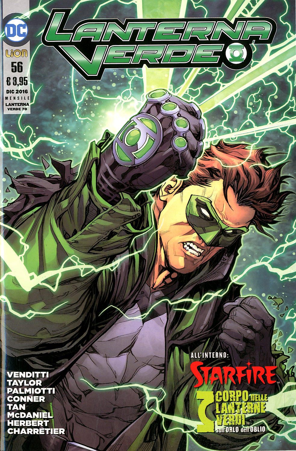 LANTERNA VERDE SERIE 2012 56-LION- nuvolosofumetti.