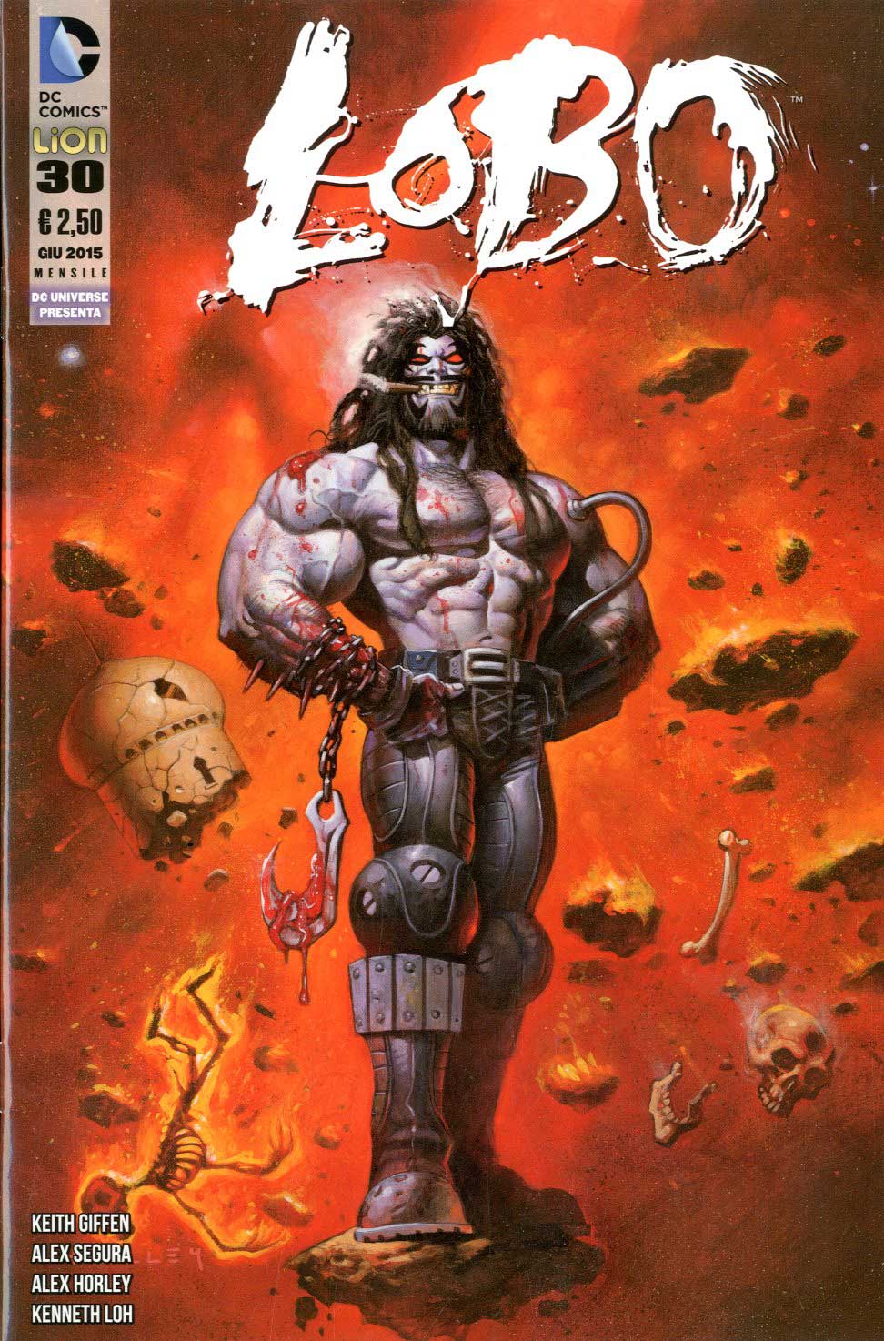 LOBO di Simon Bisley 30-LION- nuvolosofumetti.