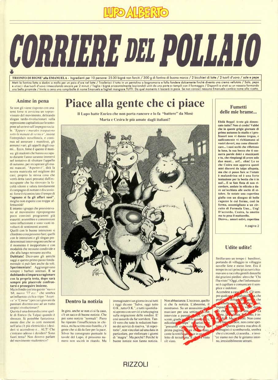 LUPO ALBERTO CORRIERE DEL POLLAIO