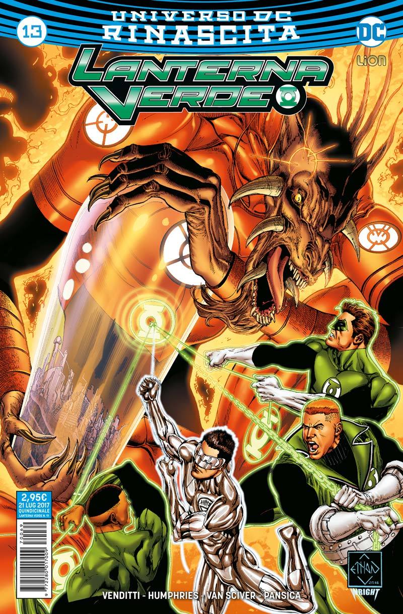 Lanterna verde rinascita 13-LION- nuvolosofumetti.