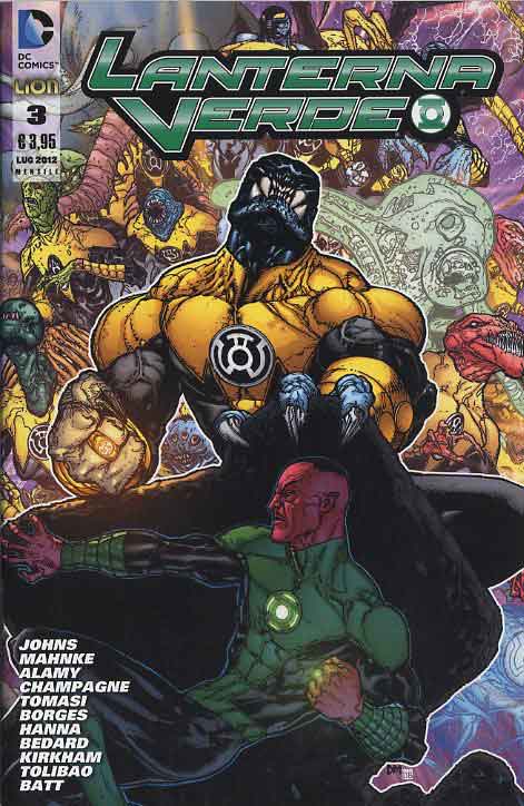 LANTERNA VERDE SERIE 2012 3-LION- nuvolosofumetti.