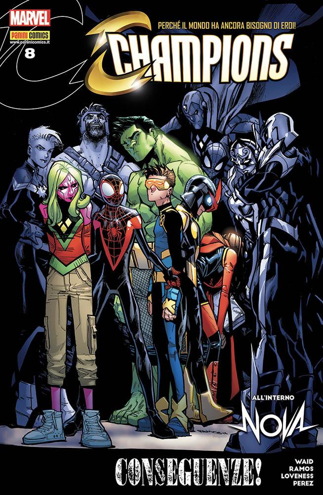 Champions 8-PANINI COMICS- nuvolosofumetti.