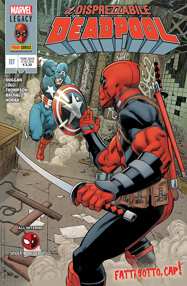 Deadpool serie 117-PANINI COMICS- nuvolosofumetti.