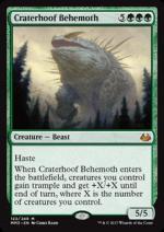 Craterhoof Behemoth - Behemoth dagli Zoccoli Craterici Modern Masters carte singole 2122-Wizard of the Coast- nuvolosofumetti.