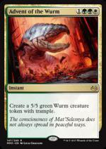 Advent of the Wurm - Venuta del Wurm Modern Masters carte singole 2147-Wizard of the Coast- nuvolosofumetti.