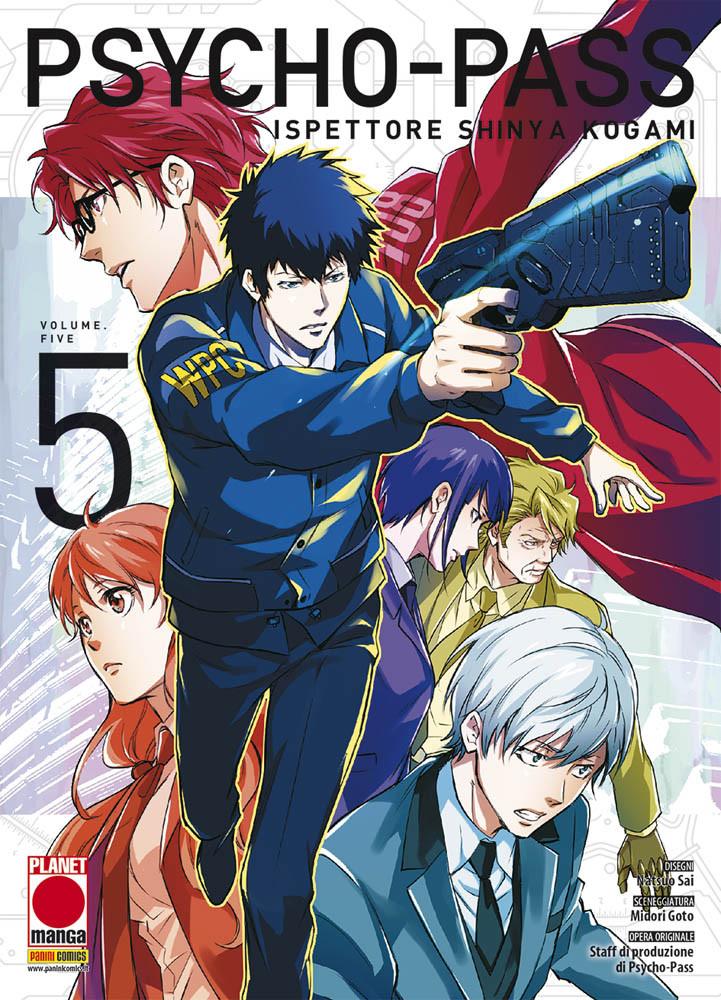 PSYCHO-PASS ispettore Shinya Kogami-PANINI COMICS- nuvolosofumetti.