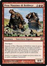 Peso Massimo di Boldwyr  Aurora 85-Wizard of the Coast- nuvolosofumetti.