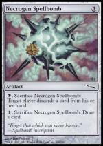 Bombarcana Necrogena foil MIRRODIN 308-Wizard of the Coast- nuvolosofumetti.