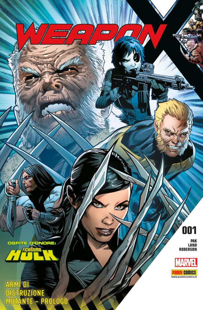 Weapon x 1 armi di distruzione mutante Prologo 142-PANINI COMICS- nuvolosofumetti.
