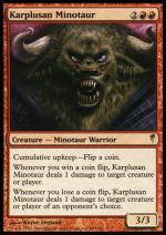 Minotauro di Karplusan Ondata Glaciale 86-Wizard of the Coast- nuvolosofumetti.