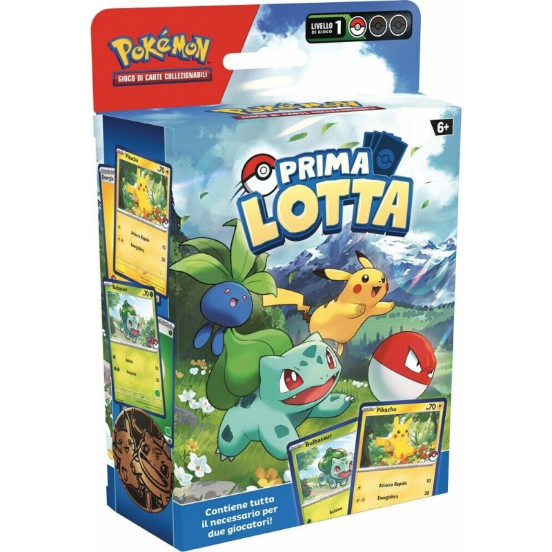 POKEMON MAZZO PRIMA LOTTA BULBASAUR E PIKACHU