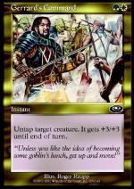 COMANDO DI GERRARD  congiunzione 109-Wizard of the Coast- nuvolosofumetti.