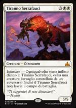 Tiranno Serrafauci Rivali di Ixalan 5029-Wizard of the coast- nuvolosofumetti.
