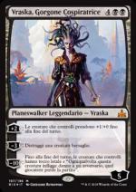 Vraska, Gorgone Cospiratrice Rivali di Ixalan 5197-Wizard of the coast- nuvolosofumetti.