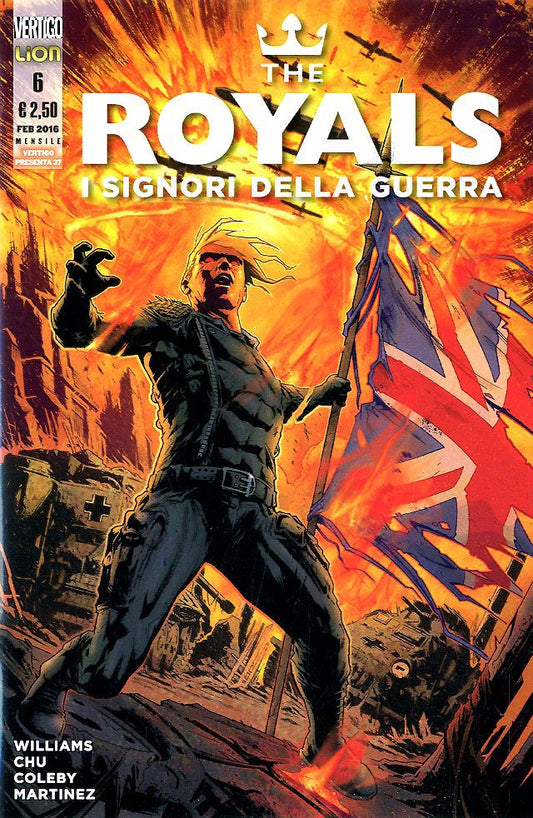 THE ROYALS # 6 i signori della guerra 6-LION- nuvolosofumetti.