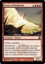 Fenice di Kuldotha Cicatrici di mirrodin 95-Wizard of the Coast- nuvolosofumetti.