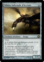 Nibbio Infernale d'Acciaio   Cicatrici di mirrodin 205-Wizard of the Coast- nuvolosofumetti.