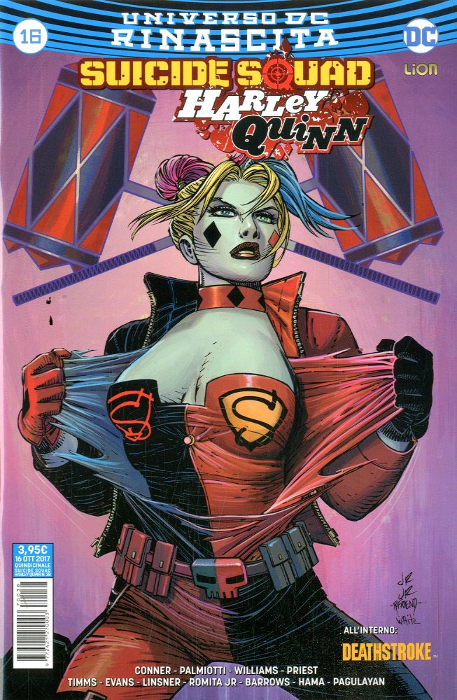 Harley Quinn Suicide Squad rinascita 16, LION, nuvolosofumetti,