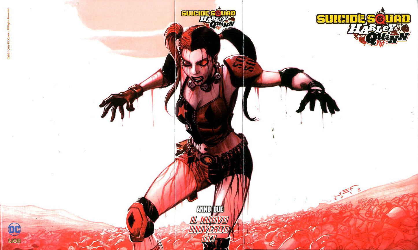 SUICIDE SQUAD/HARLEY QUINN # 13 variant +cofanetto II stagione-LION- nuvolosofumetti.