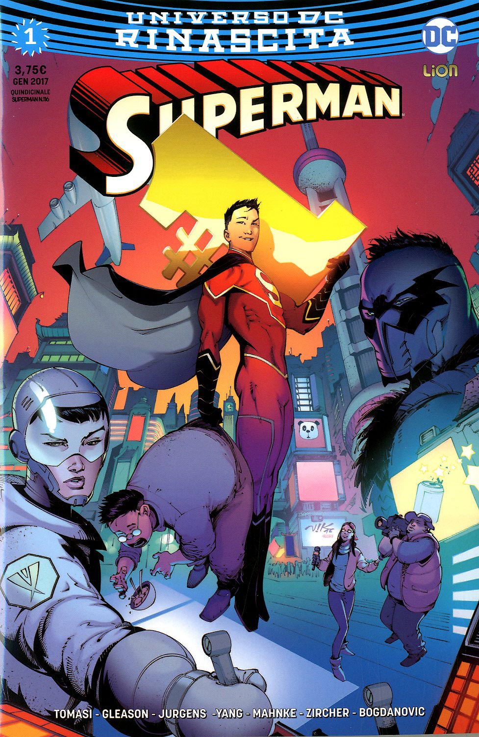 Superman rinascita # 1 ristampa 1-LION- nuvolosofumetti.