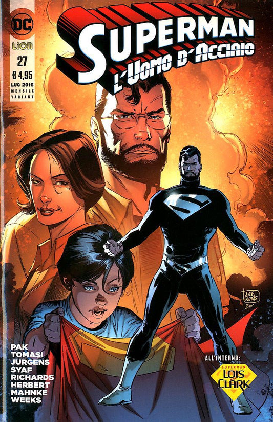 SUPERMAN L'UOMO D'ACCIAIO 27 variant Lois & Clark 27-LION- nuvolosofumetti.