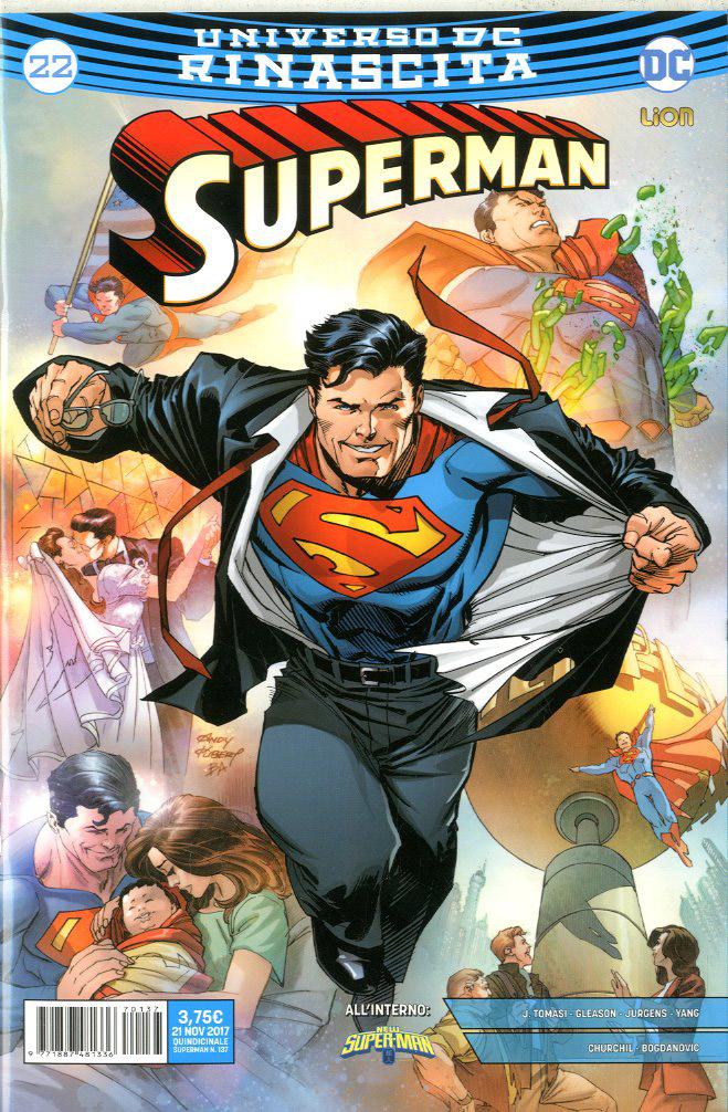 Superman rinascita 22-LION- nuvolosofumetti.
