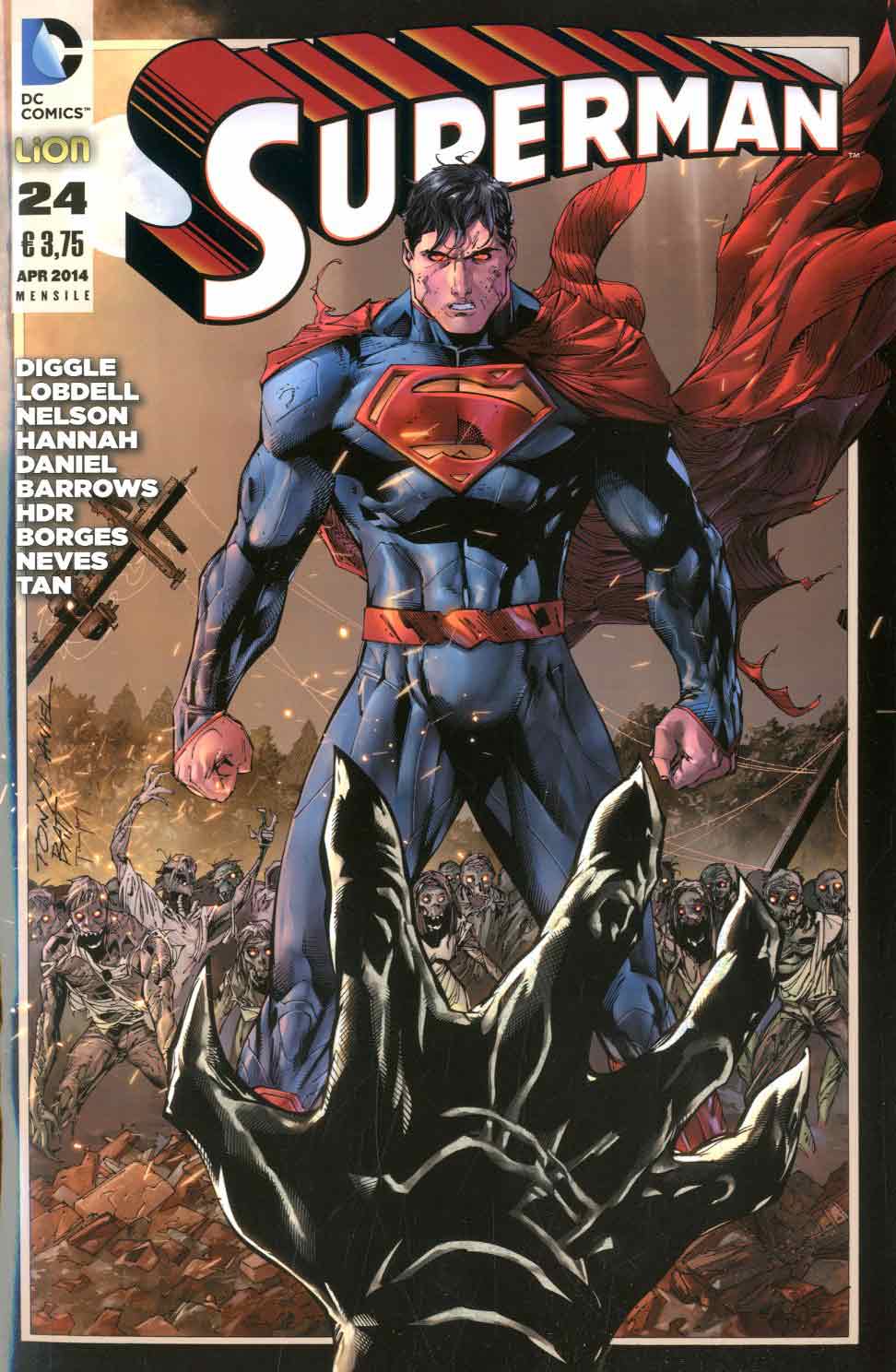 SUPERMAN serie 2012 24-LION- nuvolosofumetti.