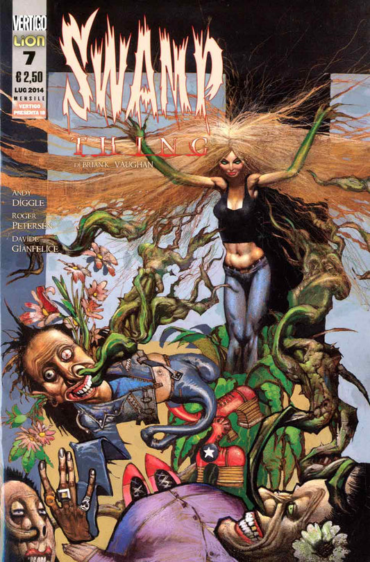 SWAMP THING DI BRIAN K. VAUGHAN 7-LION- nuvolosofumetti.