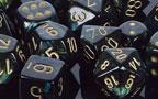 Dadi set da 7 in box Signature-CHESSEX- nuvolosofumetti.