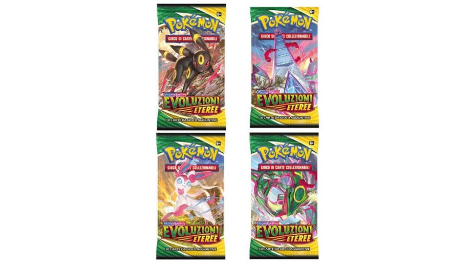 Pokemon spada e scudo evoluzioni eteree una busta casuale in italiano