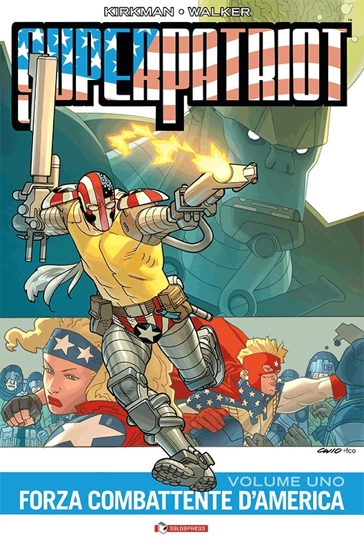 SUPERPATRIOT forza di combattimento americana-SALDAPRESS- nuvolosofumetti.